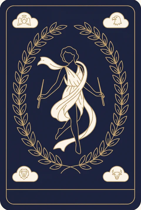 Świat tarot, grafika karty