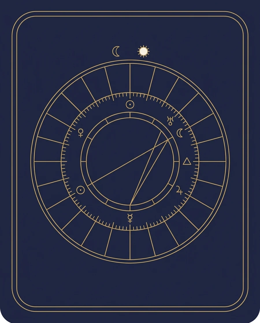 Kosmogram urodzeniowy, grafika produktu Spirituni