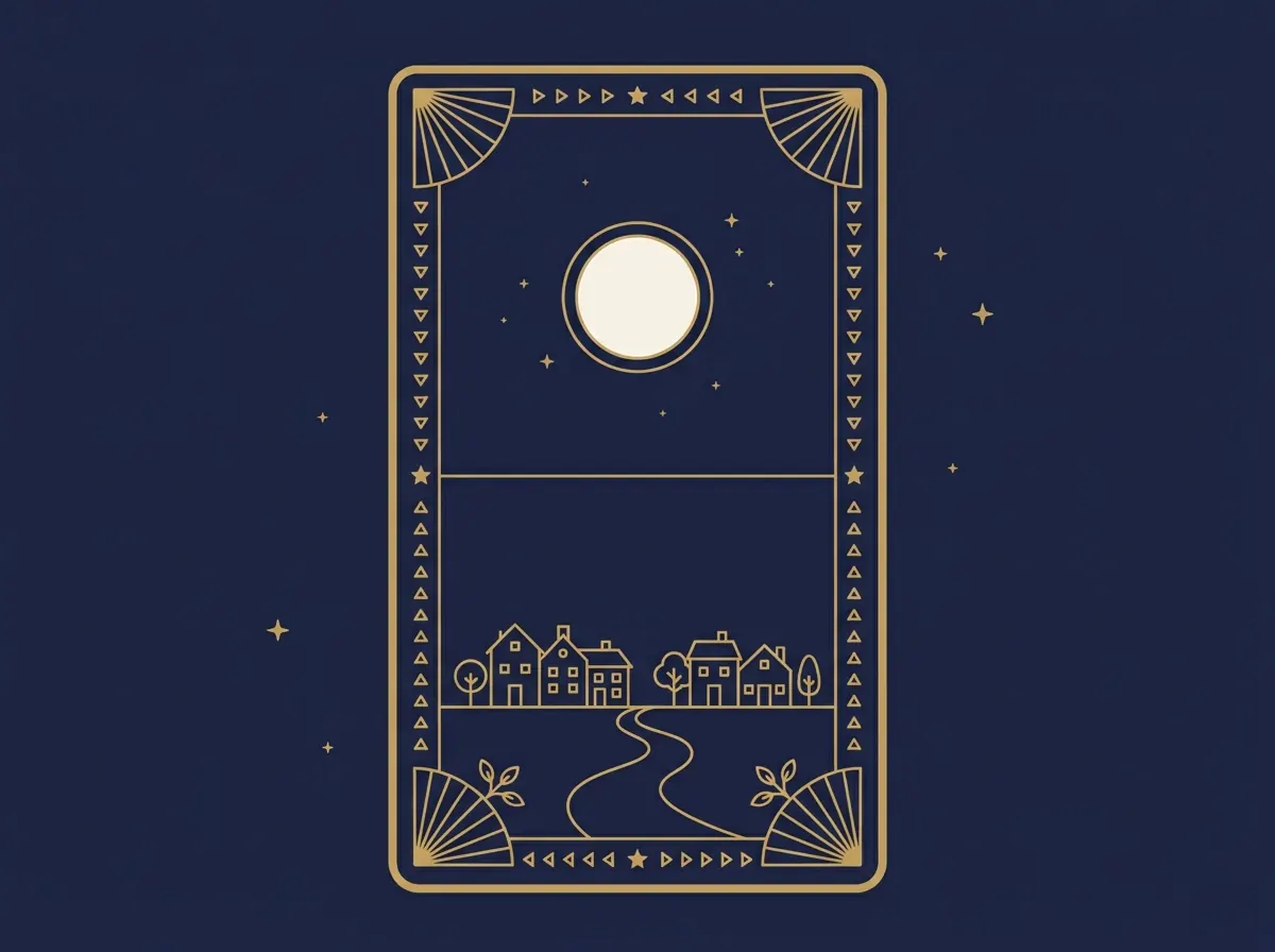 Tarot Częstochowa: karta tarota z lokalnym motywem miasta