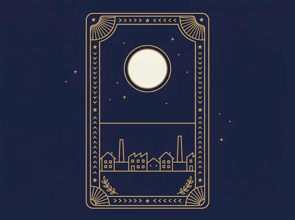 Tarot Gliwice: karta tarota z lokalnym motywem miasta