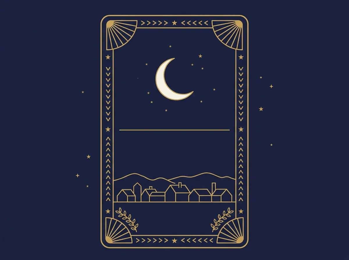 Tarot Katowice: karta tarota z lokalnym motywem miasta