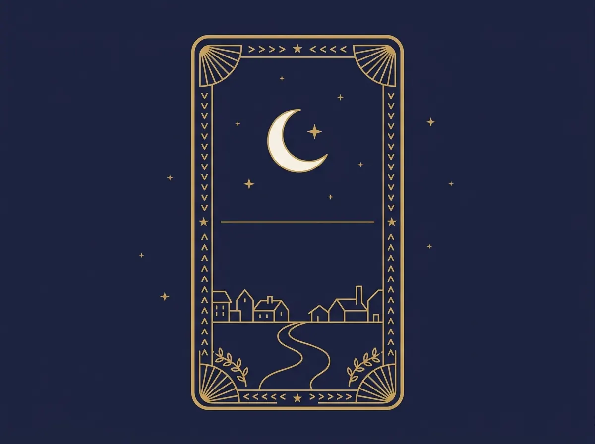Tarot Szczecin: karta tarota z lokalnym motywem miasta