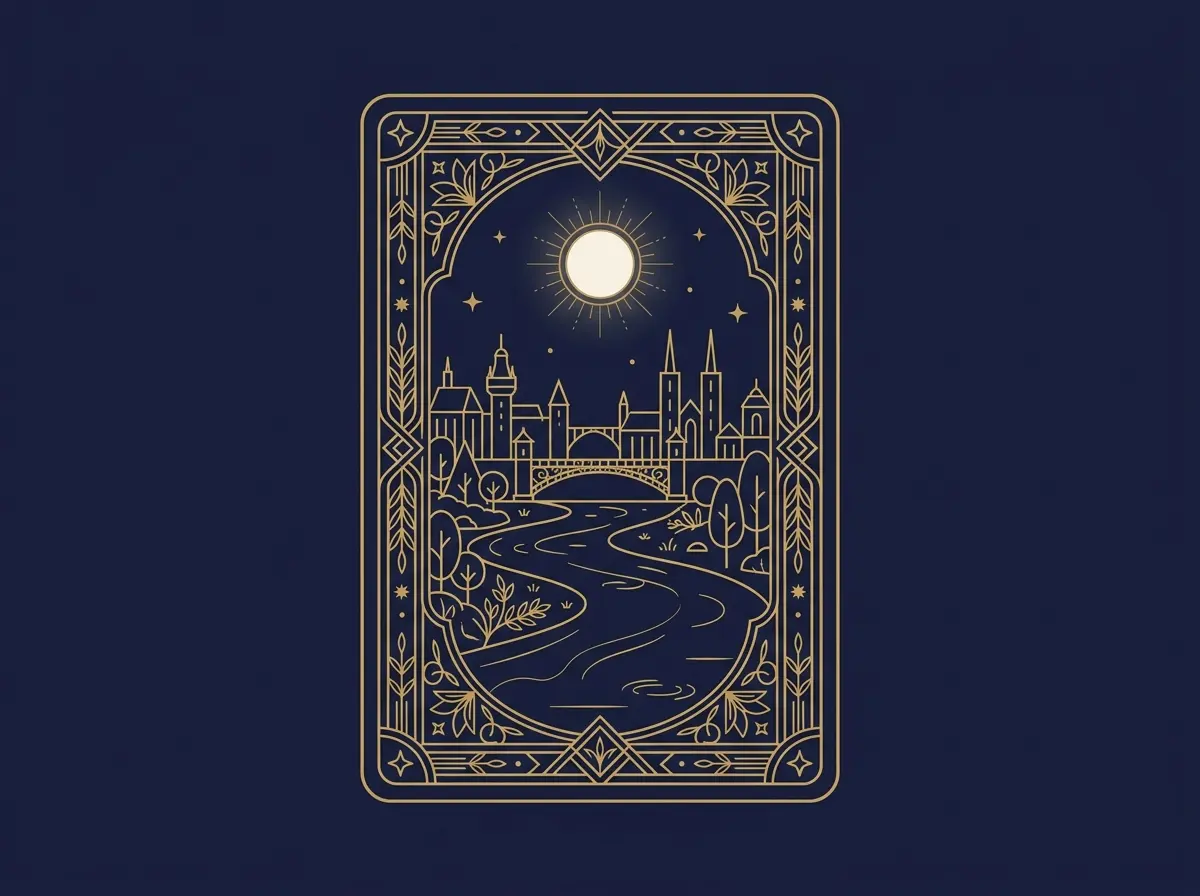 Tarot Wrocław: karta tarota z lokalnym motywem miasta
